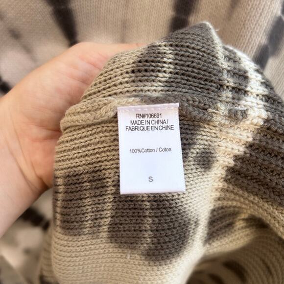 YFB Young Fabulous & Broke Kendelle Sweater Harbor Grey Cuba Wash Size Small - Picture 7 of 8